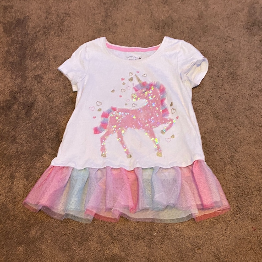 Girls unicorn Tshirt